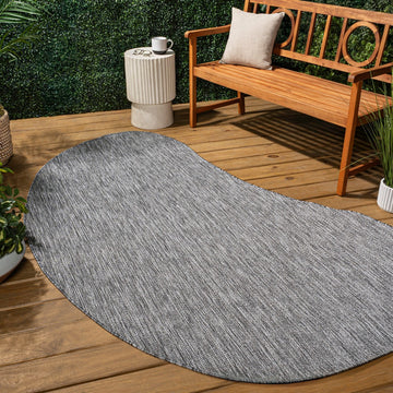 Evan Modern Rustic Organic Curve Indoor/Outdoor Area Rug